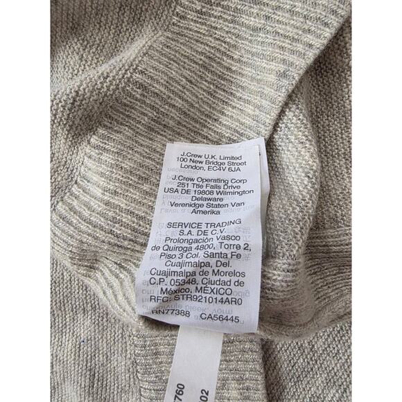 Madewell Grey Merino extra fine V-Neck Alpaca Sweater Size Medium A001814 - Picture 6 of 7